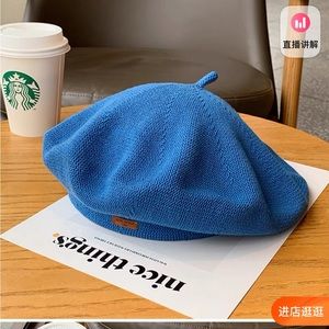 [NEW] Beret Hat - Blue